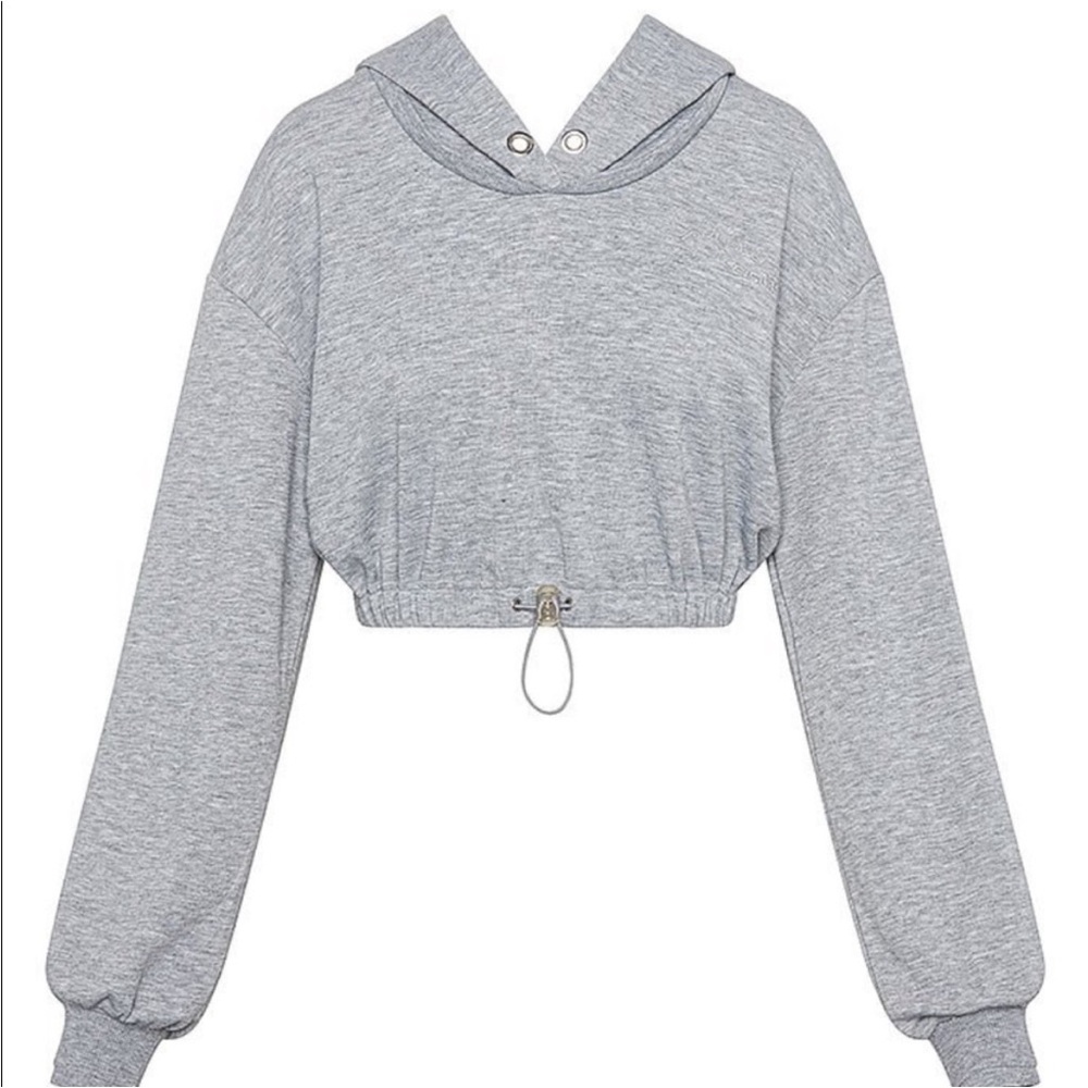 For Love And Lemons Ellie Cropped Hoodie Small - Picture 4 of 9